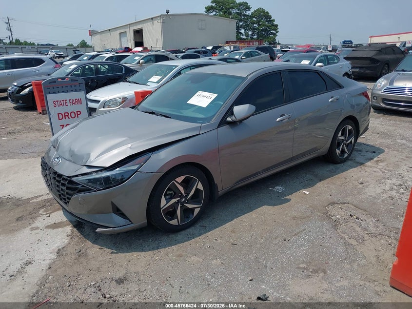 Vin: kmhls4ag5pu558578, lot: 46265173, hyundai elantra sel 20232