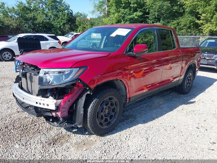 2025 Honda Ridgeline, Front End, IAAI, VIN 5FPYK3F42SB006905 — photo 2