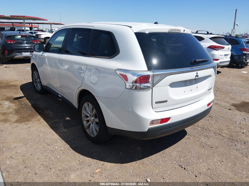 Vin: ja4az3a3xez002128, lot: 46265193, mitsubishi outlander se 20143