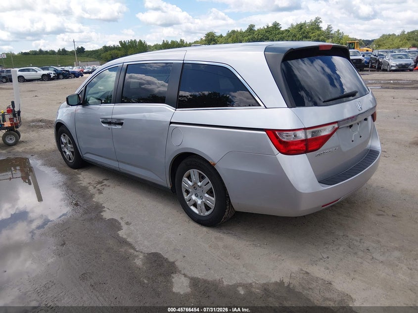 Vin: 5fnrl5h26cb103382, lot: 46265204, honda odyssey lx 20123