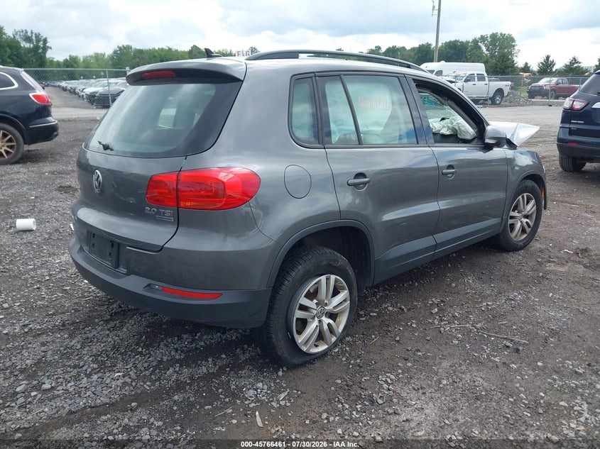 Vin: wvgbv7ax4fw612329, lot: 46265210, volkswagen tiguan s 20154