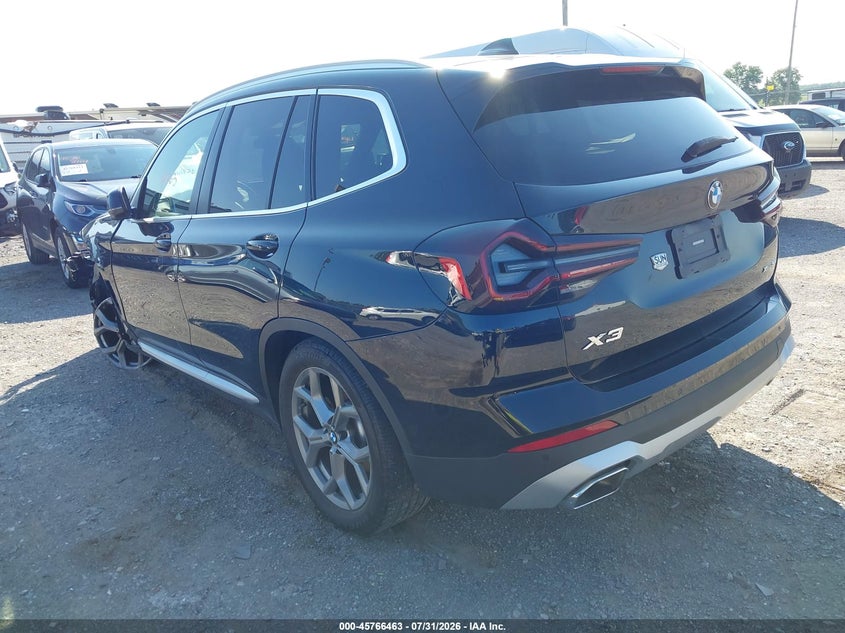 Vin: 5ux53dp00n9l95051, lot: 46265212, bmw x3 xdrive30i 20223