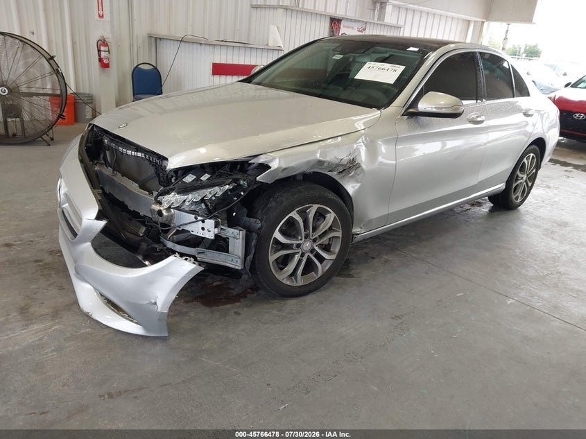 Vin: 55swf4kb9fu022148, lot: 46265226, mercedes-benz c 300 4matic 20152