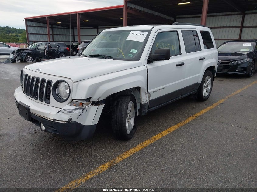 Vin: 1c4njpbb6gd761483, lot: 46265290, jeep patriot sport 20162