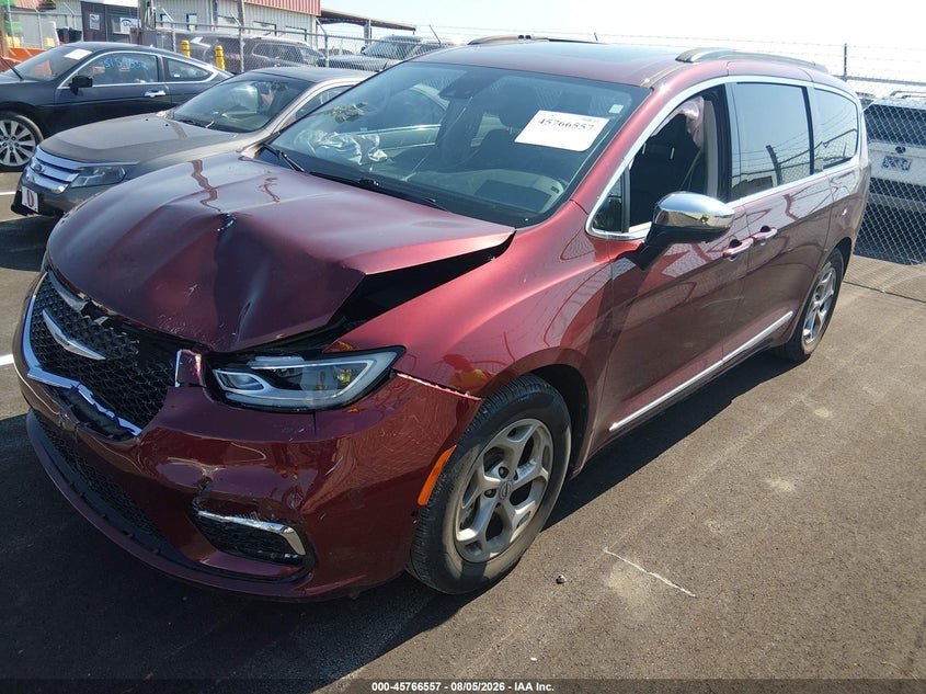 Vin: 2c4rc1gg1pr509232, lot: 46265306, chrysler pacifica limited 20232