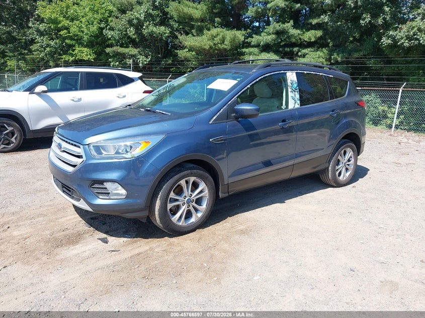 Vin: 1fmcu0hd1jub17410, lot: 46265346, ford escape sel 20182