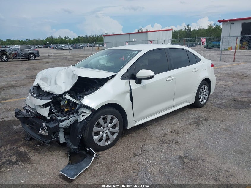 Vin: jtdepmae4mj171837, lot: 46265370, toyota corolla le 20212