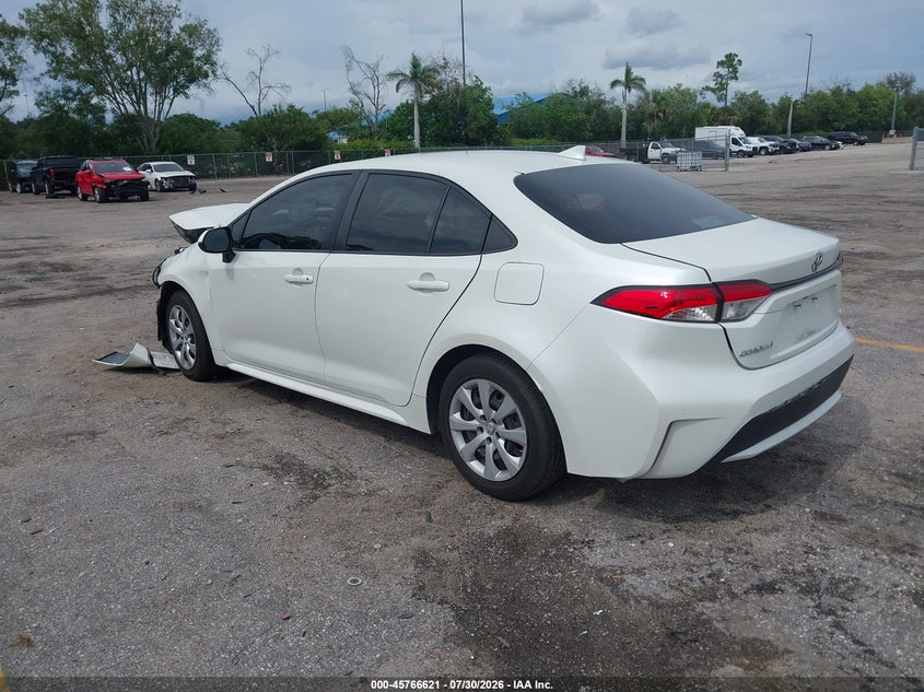 Vin: jtdepmae4mj171837, lot: 46265370, toyota corolla le 20213