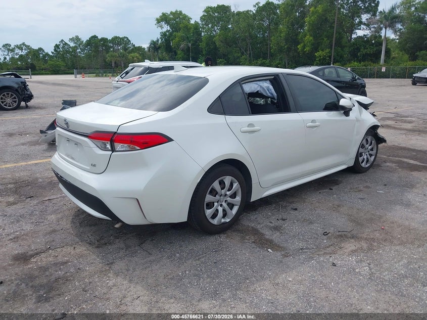 Vin: jtdepmae4mj171837, lot: 46265370, toyota corolla le 20214