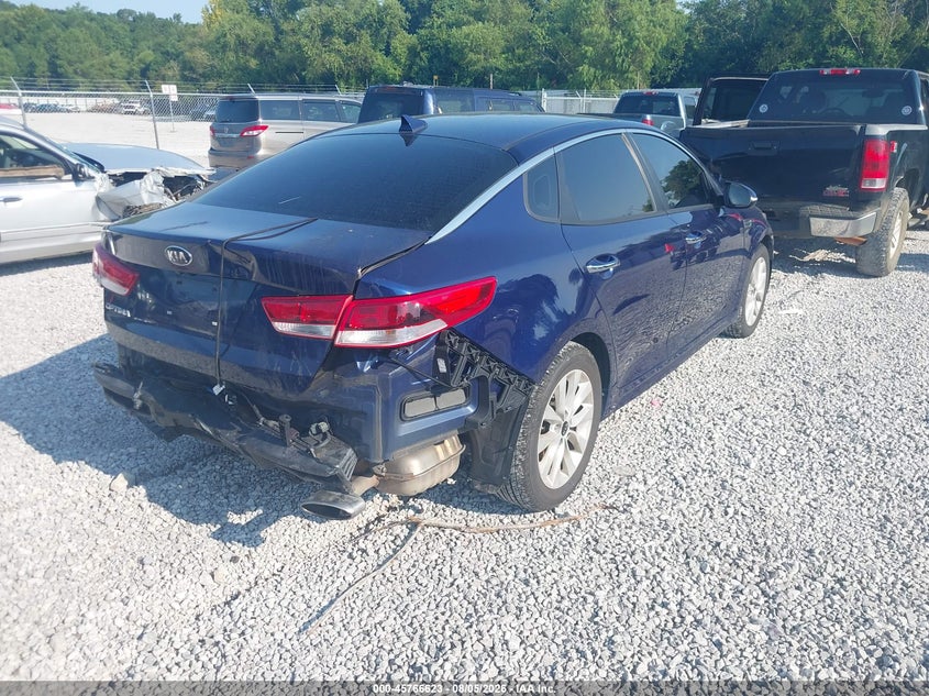 Vin: 5xxgt4l35jg265001, lot: 46265372, kia optima lx 20184