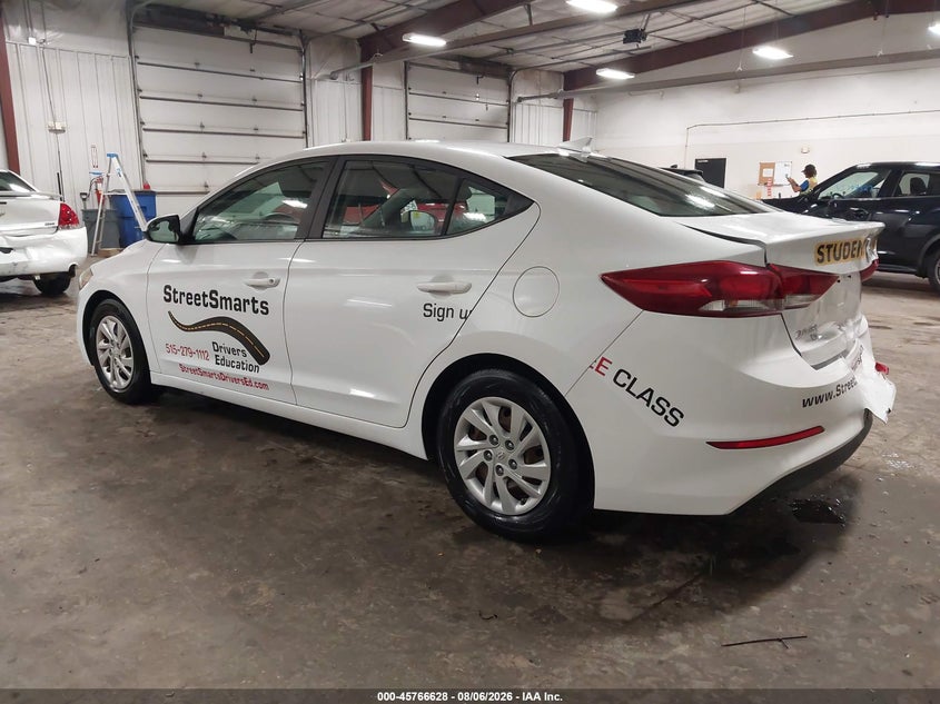 Vin: 5npd74lf0hh148698, lot: 46265377, hyundai elantra se 20173