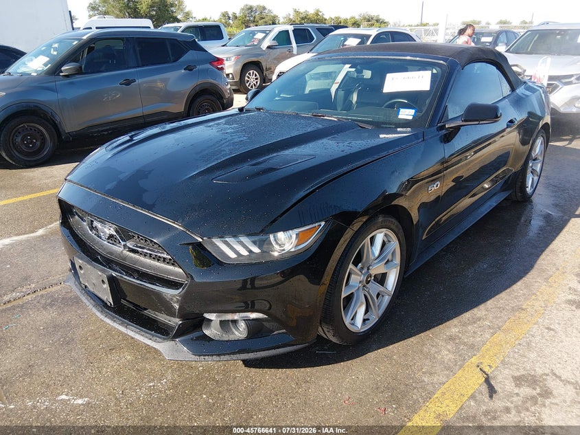 Vin: 1fatp8ffxf5349364, lot: 46265390, ford mustang gt premium 20152