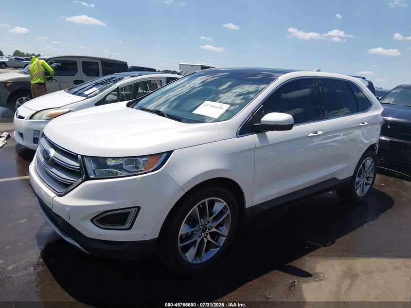 Vin: 2fmpk4k83jbb14461, lot: 46265399, ford edge titanium 20182