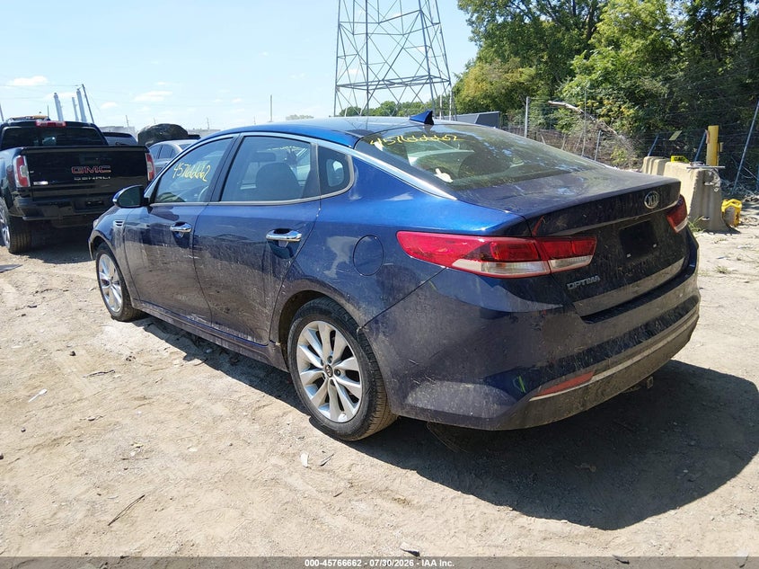 Vin: 5xxgt4l39jg252803, lot: 46265411, kia optima lx 20183