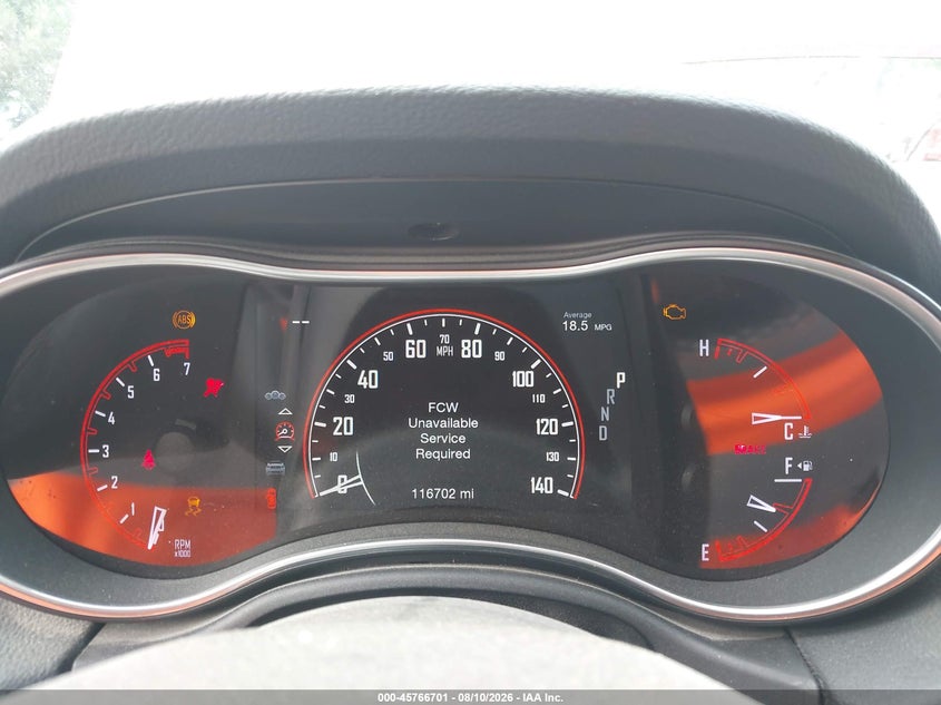 2018 DODGE DURANGO auction photo 7