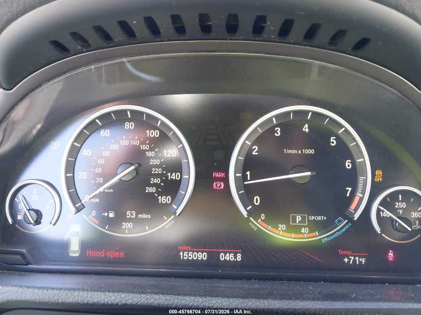 2012 BMW 550I GRAN TURISMO auction photo 7