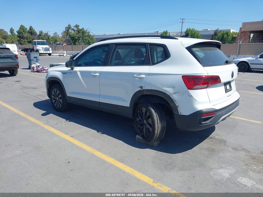 Vin: 3vvcx7b23nm047979, lot: 46265456, volkswagen taos 1.5t s 20223