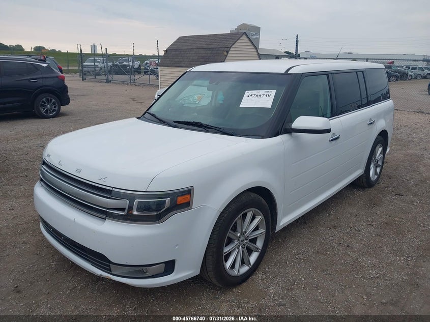Vin: 2fmgk5d83jba14007, lot: 46265489, ford flex limited 20182