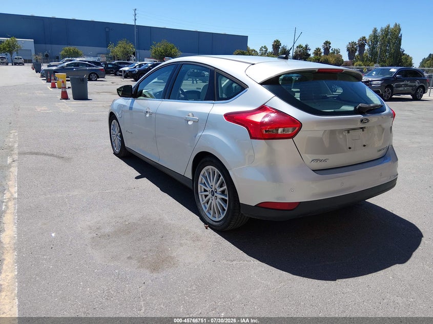 Vin: 1fadp3r40jl296115, lot: 46265500, ford focus electric 20183