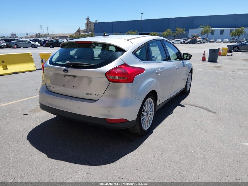 Vin: 1fadp3r40jl296115, lot: 46265500, ford focus electric 20184