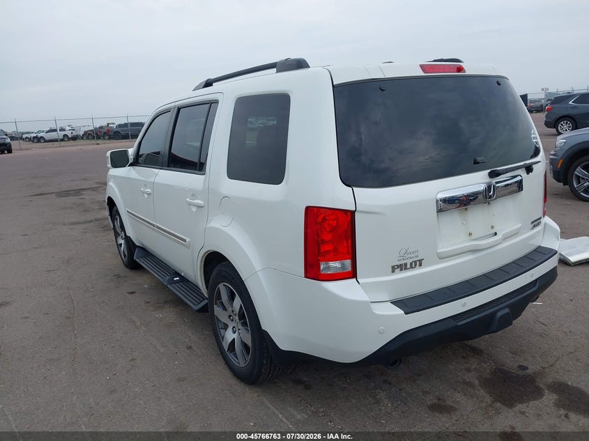 Vin: 5fnyf4h94cb055388, lot: 46265513, honda pilot touring 20123