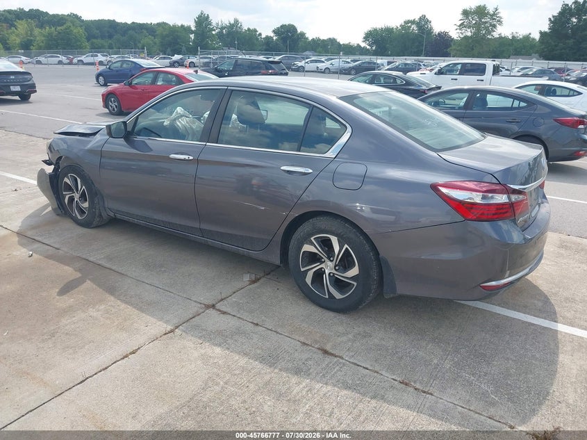 Vin: 1hgcr2f36ga072553, lot: 46265526, honda accord lx 20163