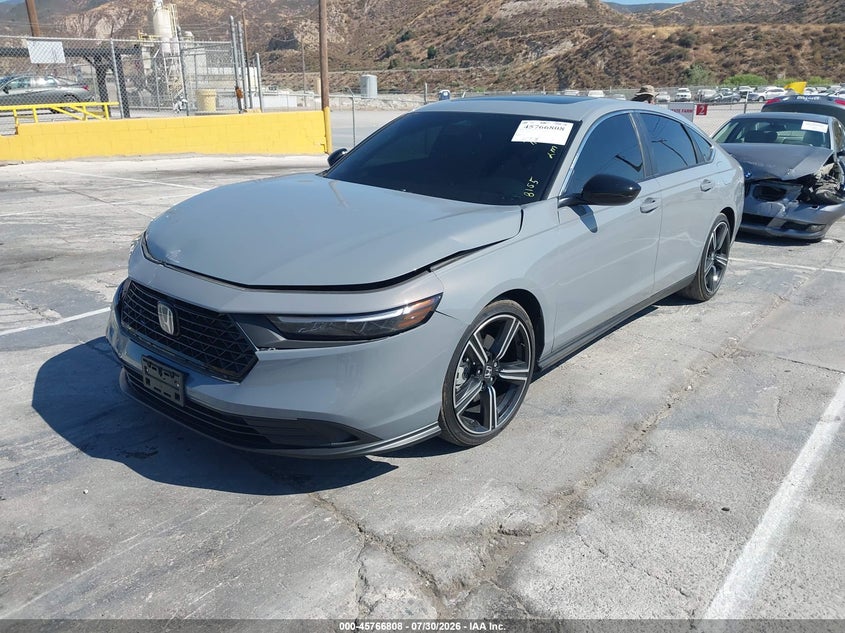 Vin: 1hgcy2f56sa078155, lot: 46265557, honda accord hybrid sport 20252