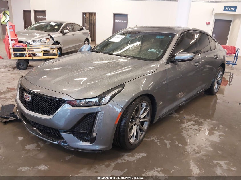 Vin: 1g6dp5rk3l0113589, lot: 46265579, cadillac ct5 sport 20202