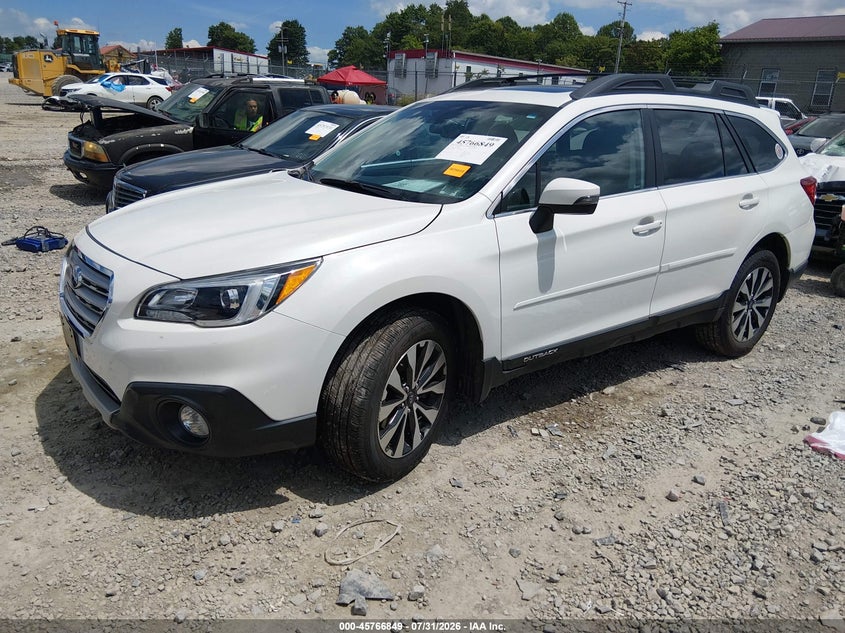 Vin: 4s4bsanc1h3246430, lot: 46265598, subaru outback 2.5i limited 20172
