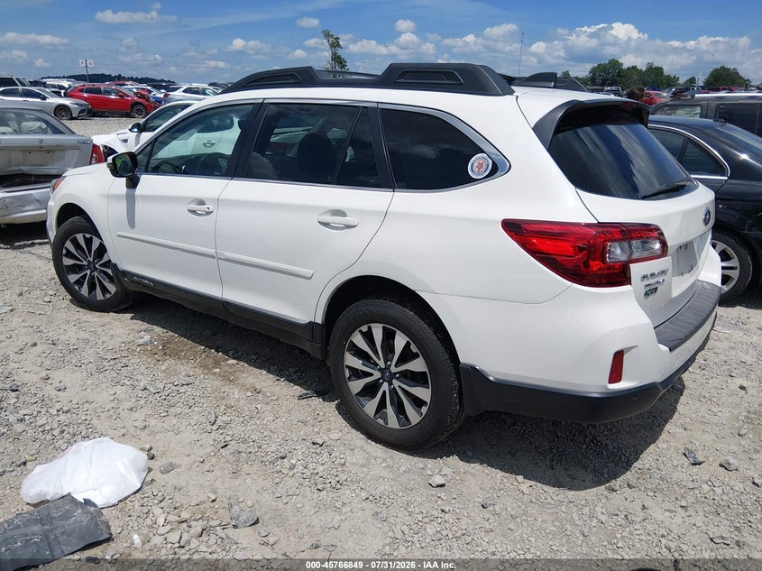 Vin: 4s4bsanc1h3246430, lot: 46265598, subaru outback 2.5i limited 20173