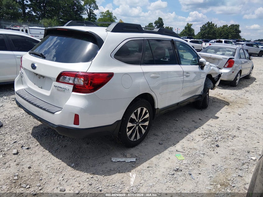 Vin: 4s4bsanc1h3246430, lot: 46265598, subaru outback 2.5i limited 20174