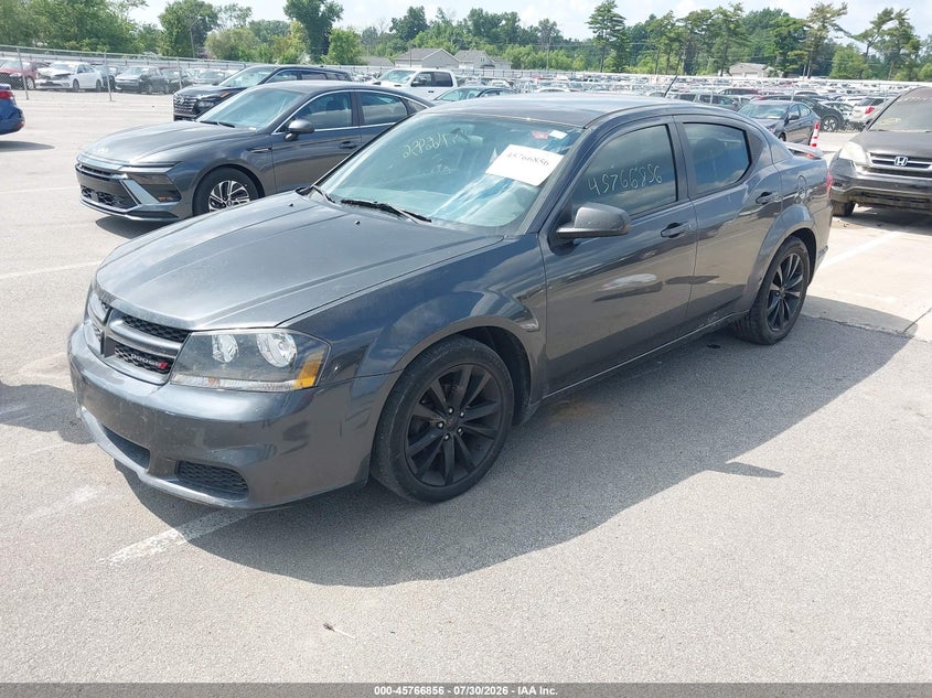 Vin: 1c3cdzab8en222550, lot: 46265605, dodge avenger se 20142