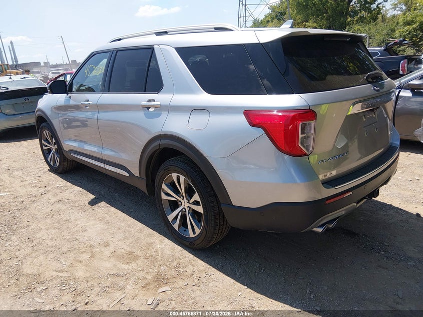 Vin: 1fm5k8hc3lga92628, lot: 46265620, ford explorer platinum 20203