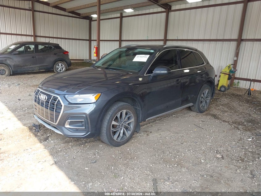 Vin: wa1baafy4m2030518, lot: 46265665, audi q5 premium plus 45 tfsi quattro s tronic 20212