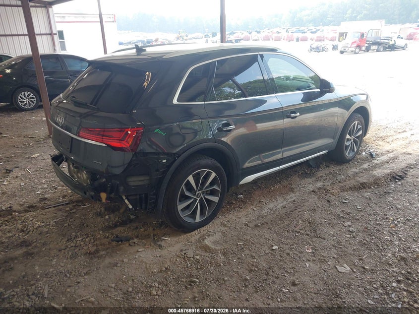 Vin: wa1baafy4m2030518, lot: 46265665, audi q5 premium plus 45 tfsi quattro s tronic 20214