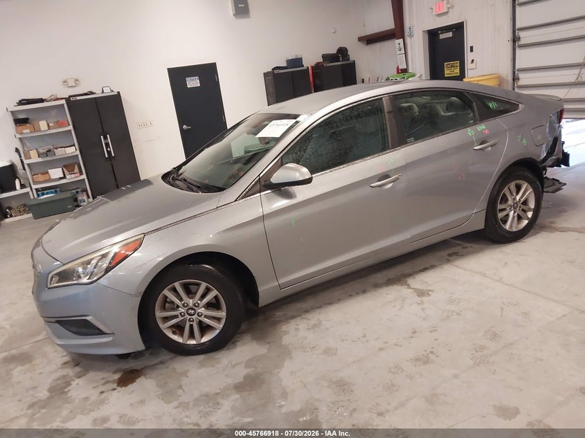 Vin: 5npe24afxgh352431, lot: 46265667, hyundai sonata se 20162