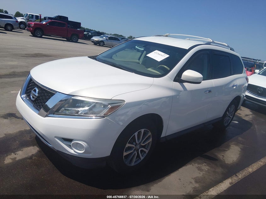 Vin: 5n1ar2mm7dc622730, lot: 46265686, nissan pathfinder sv 20132