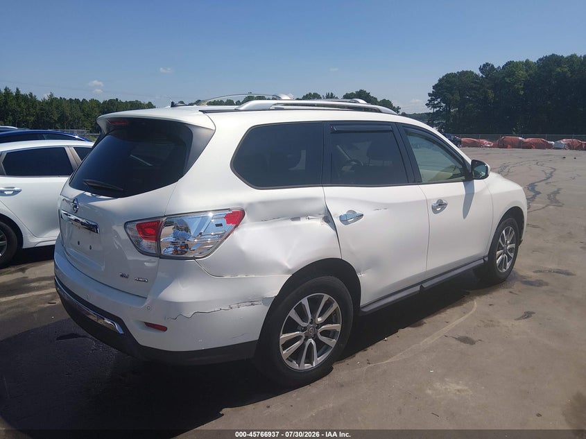 Vin: 5n1ar2mm7dc622730, lot: 46265686, nissan pathfinder sv 20134