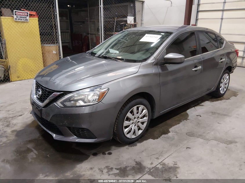 2017 Nissan Sentra, Удар сзади, IAAI, VIN 3N1AB7AP2HL707444 — фото 2