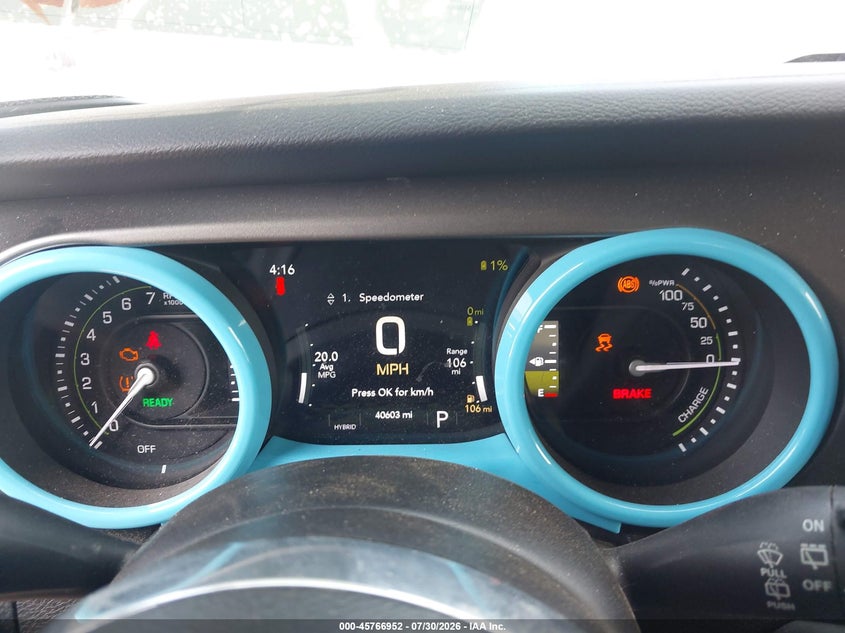 2023 JEEP WRANGLER 4XE auction photo 7