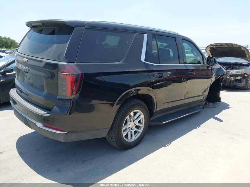 2025 CHEVROLET TAHOE auction photo 4