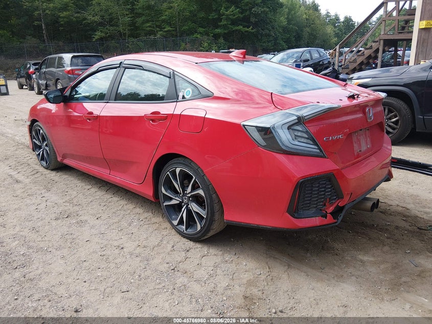 Vin: 2hgfc1e58hh705892, lot: 46265729, honda civic si 20173