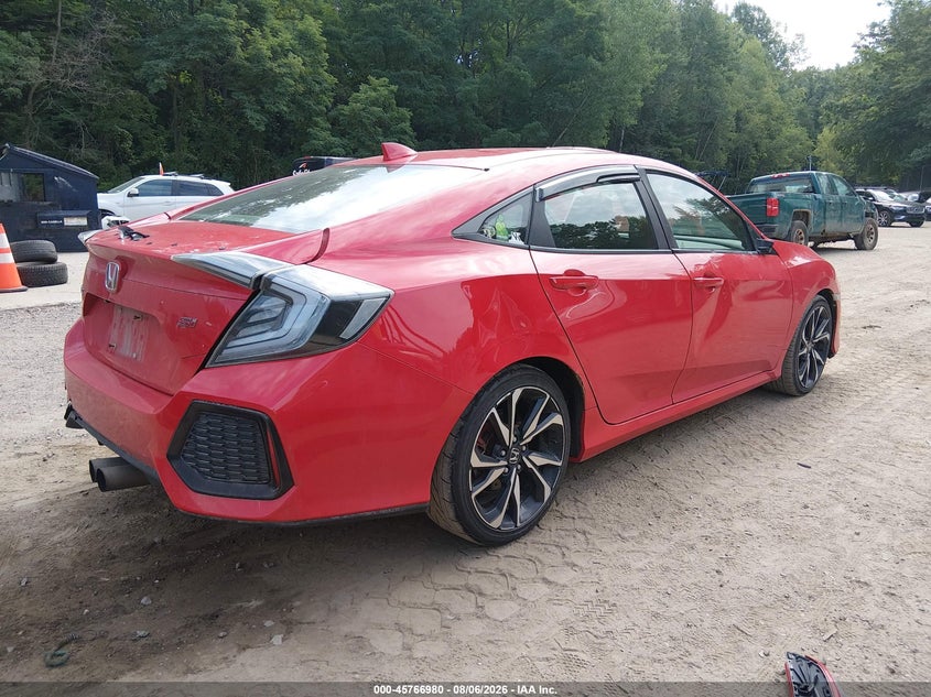 Vin: 2hgfc1e58hh705892, lot: 46265729, honda civic si 20174