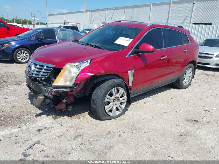 Vin: 3gyfnbe36gs531498, lot: 46265746, cadillac srx luxury collection 20162