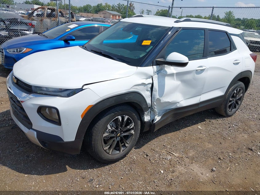 Vin: kl79mps21nb116982, lot: 46265750, chevrolet trailblazer fwd lt 20222