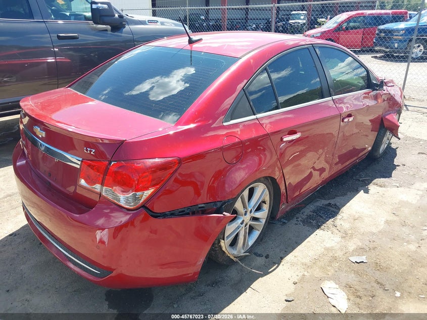 Vin: 1g1ph5sc7c7269631, lot: 46265772, chevrolet cruze ltz 20124