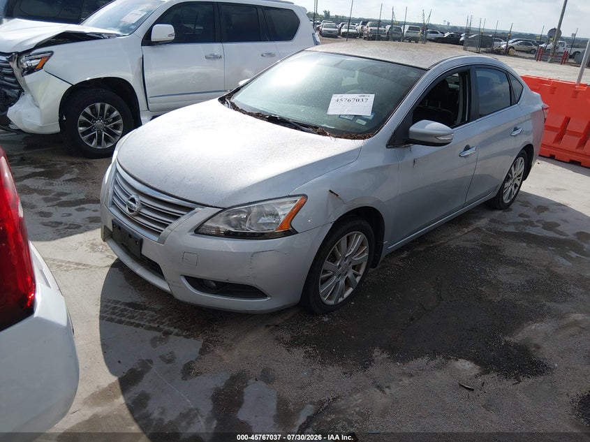 Vin: 3n1ab7ap7dl662947, lot: 46265786, nissan sentra sl 20132