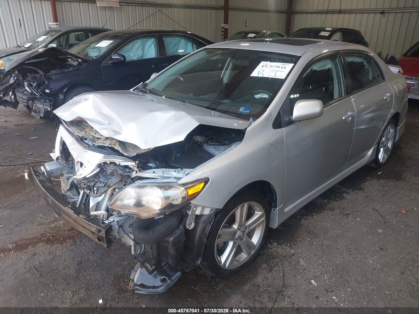 Vin: 2t1bu4ee2dc960473, lot: 46265791, toyota corolla s 20132