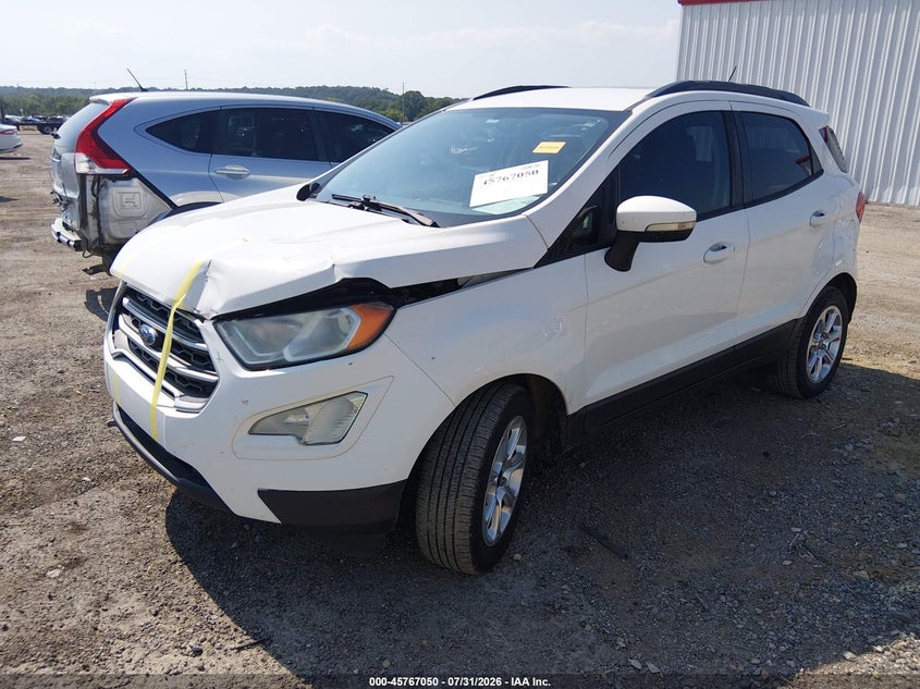 Vin: maj3p1te6jc178569, lot: 46265799, ford ecosport se 20182