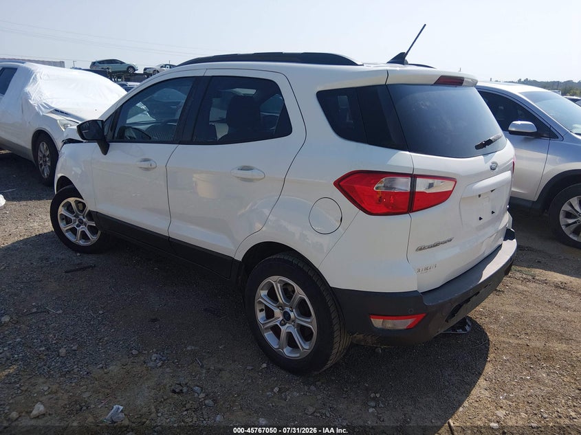 Vin: maj3p1te6jc178569, lot: 46265799, ford ecosport se 20183